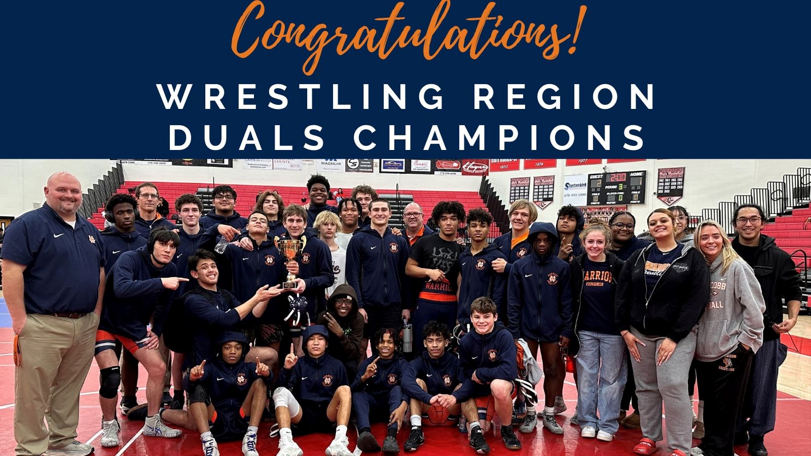 Congratulations, Wrestlers!